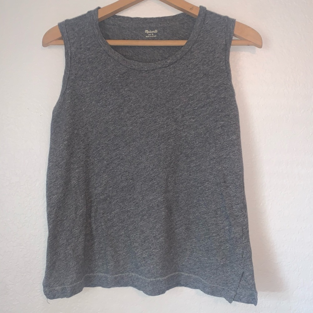 LIKE NEW Madewell grey whisper cotton tank